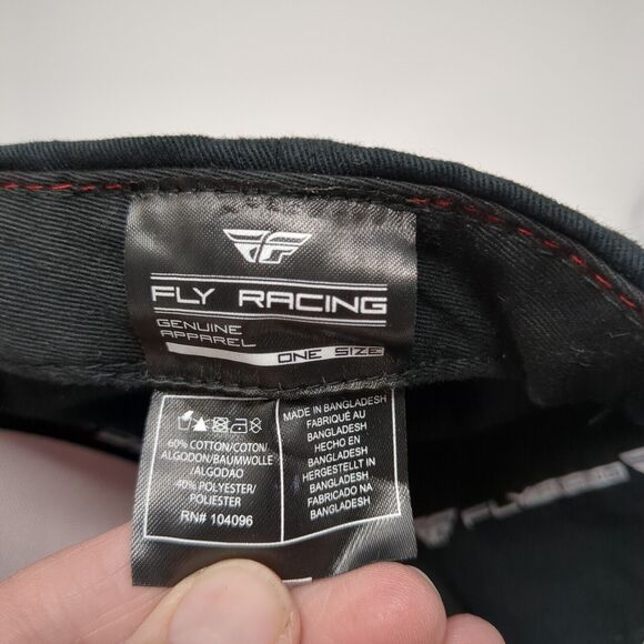 Fly Racing Snapback Hat Multicolor One Size Adjustable Colorblock 6 Panel - Picture 8 of 8